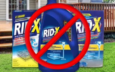 Don’t use Rid-Ex on private septic systems!